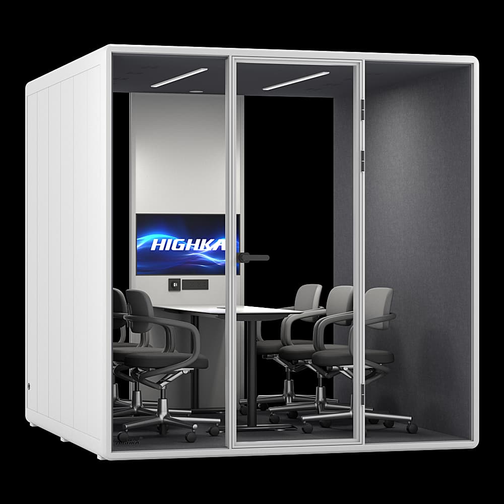 Slope Pod XL -- 6 to 8-person conference pod