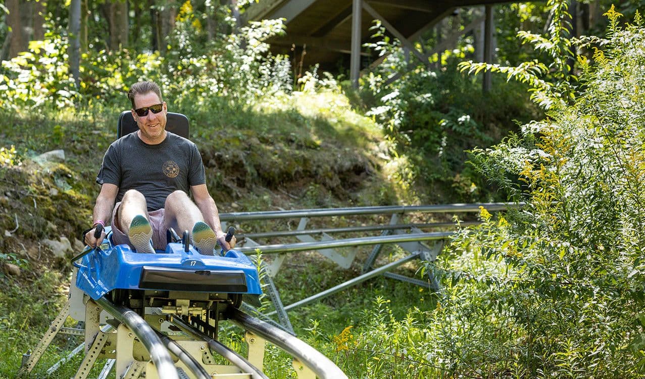 Beast Mountain Coaster alpine ride at Killington Adventure Center