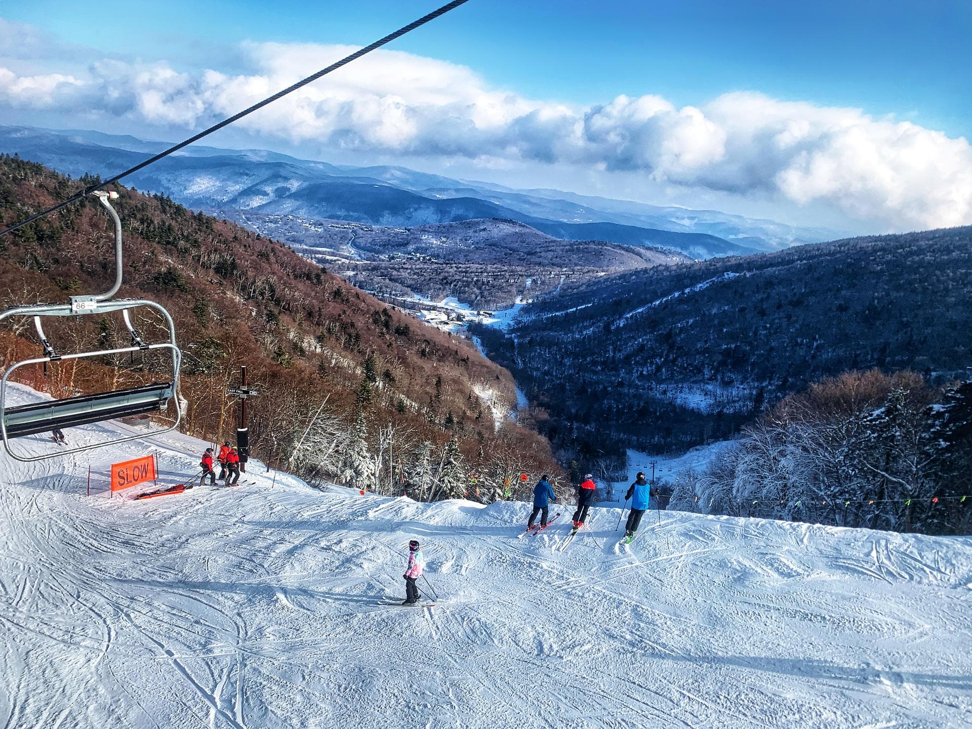 Skiing at Killington Resort near Slope Space coworking